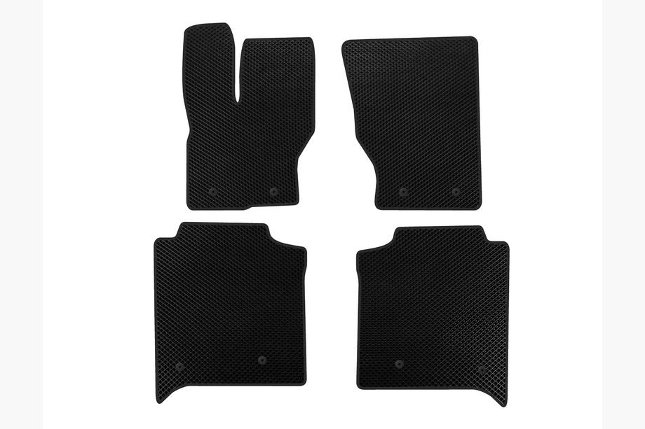 Range Rover IV L405 2013-2021 Tapis de sol EVA (Long, rangée arrière avec console, Noir) Image