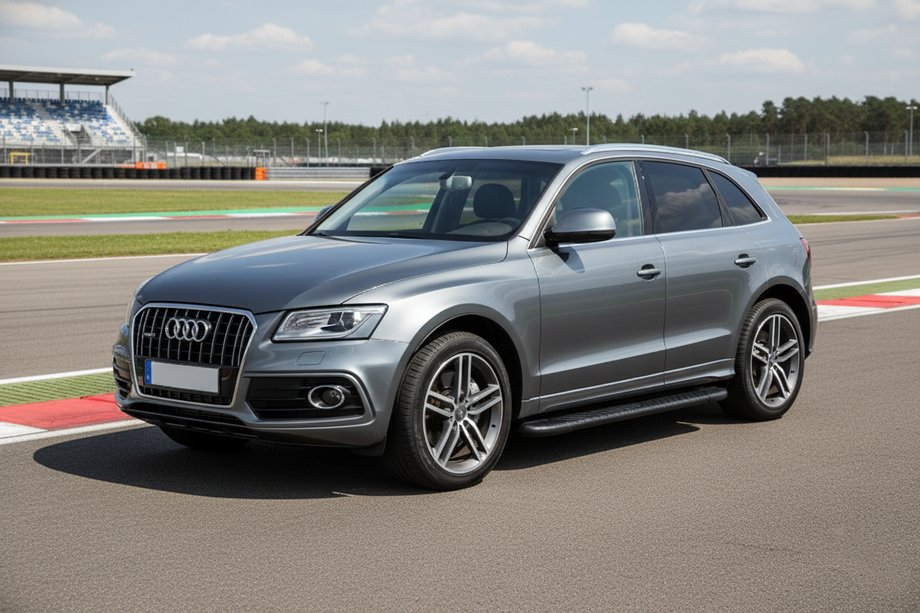 Audi Q5 2008-2017 Marchepieds Latéraux Bosphorus Black (2 pcs, Aluminium) Image