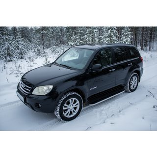 Marchepieds Latéraux Tayga (2 pcs, Aluminium) Chery Tiggo 1 2005-2016 photo 1