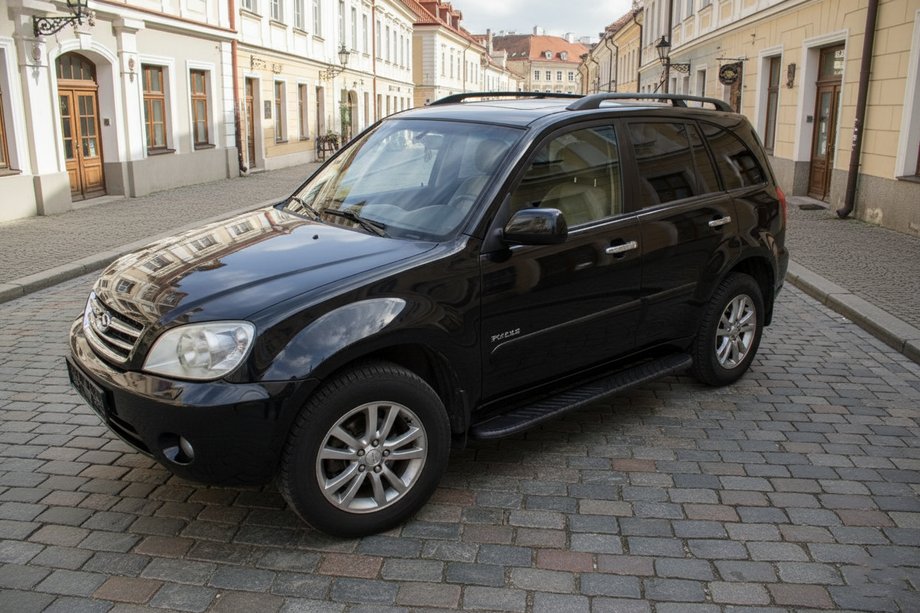 Chery Tiggo 1 2005-2016 Marchepieds Latéraux Bosphorus Black (2 pcs, Aluminium) Image
