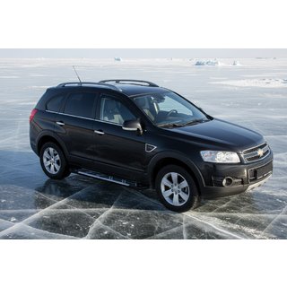 Marchepieds Latéraux Sunrise (2 pcs, Aluminium) Chevrolet Captiva 2006-2019 photo 1