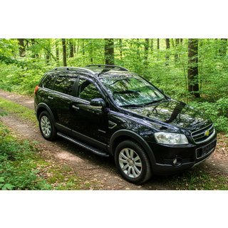 Marchepieds Latéraux Bosphorus Black (2 pcs, Aluminium) Chevrolet Captiva 2006-2019 photo 1