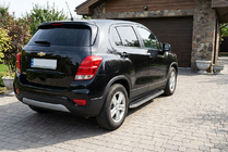 Chevrolet Trax 2012-2023 Marchepieds Latéraux Maydos V1 (2 pcs, Aluminium & Inox) photo 1