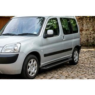 Marchepieds Latéraux Allmond Black (2 pcs, Aluminium) Peugeot Partner 1996-2008 photo 1