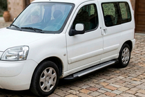 Peugeot Partner 1996-2008 Marchepieds Latéraux Line (2 pcs, Aluminium) photo 1