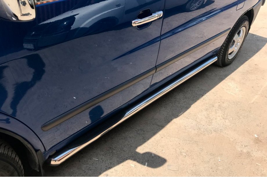 Mercedes Vito W638 1996-2003 Tubes Latéraux (2 pcs, Inox) d70 Image