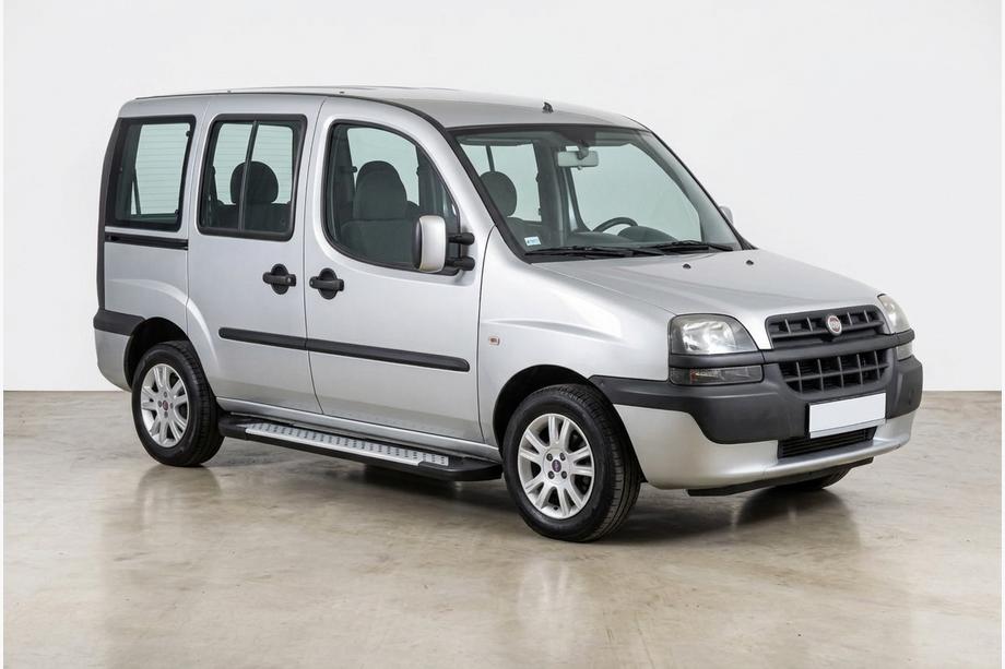 Fiat Doblo I 2001-2005 Marchepieds Latéraux Allmond Grey (2 pcs, Aluminium) Image