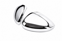 Citroen DS-4 2010-2015 Coques de Rétroviseurs (2 pcs, Acier Inoxydable) OmsaLine - Inox Italien photo 5