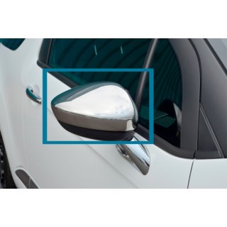 Coques de Rétroviseurs (2 pcs, Acier Inoxydable) photo 2