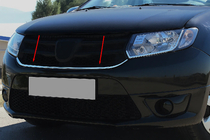 Dacia Logan MCV 2013-2020 Enjoliveur sous calandre (1 pc, inox) photo 1