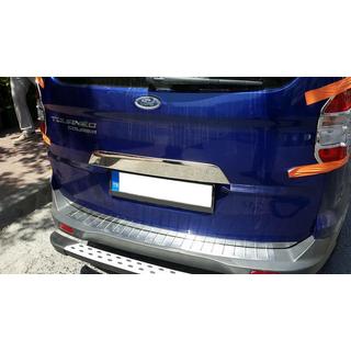 Baguette chromée au-dessus de la plaque d'immatriculation (inox) Ford Courier 2014-2023 photo 1