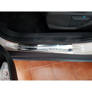 Seuils de porte OmsaLine (4 pcs, inox) Ford Courier 2014-2023 photo 4