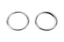 Ford Courier 2014-2023 Couvercles de phares antibrouillard (2014-2018, 2 pcs, inox) photo 3