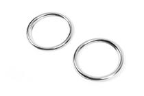 Ford Courier 2014-2023 Couvercles de phares antibrouillard (2014-2018, 2 pcs, inox) photo 4