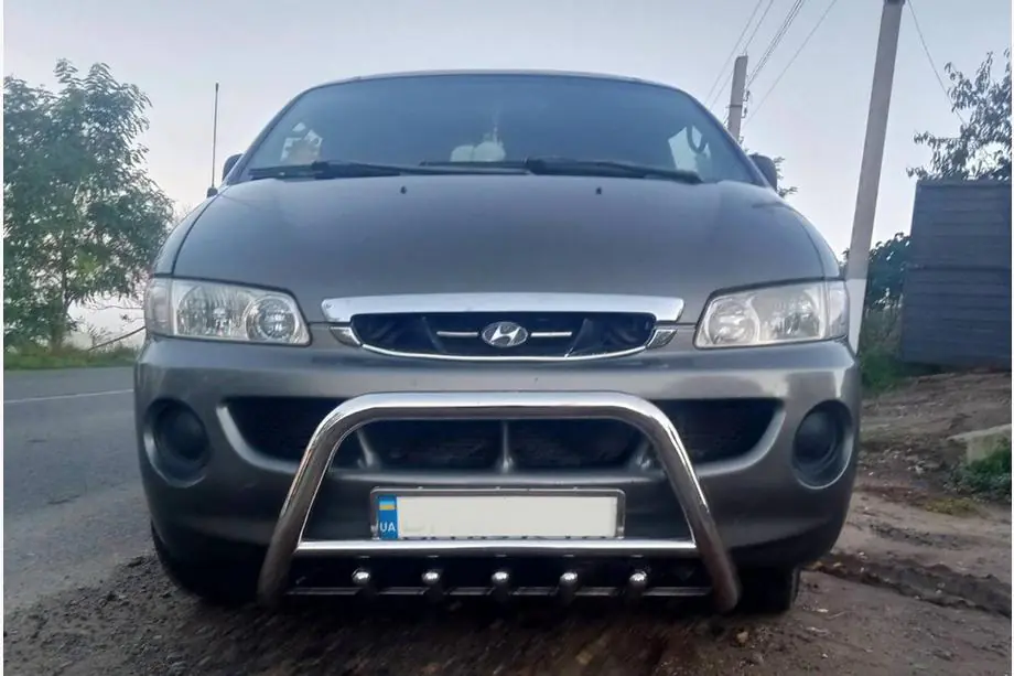 Hyundai H200, H1, Starex 1998-2007 Pare-buffle (Inox) Image