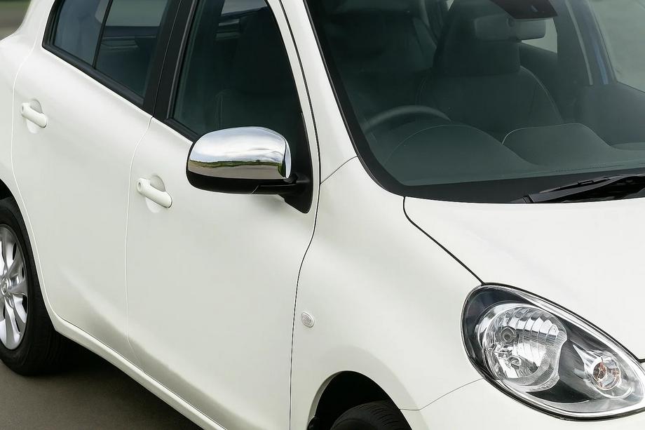 Nissan Note 2012-2020 Couvre-Rétroviseurs (2 pcs, Acier Inoxydable) Image