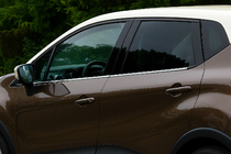 Renault Captur 2013-2019 Encadrement de vitres inox (4 pcs) photo 1