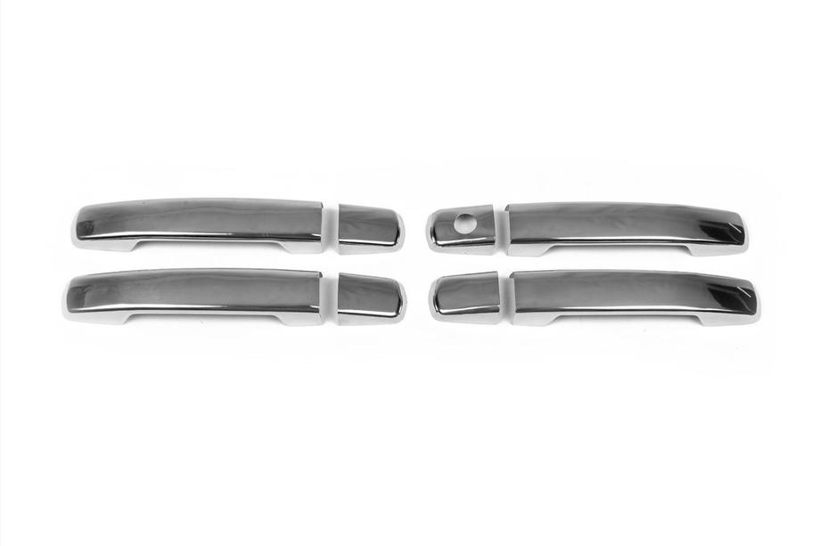 Suzuki Equator 2009- Couvre-poignées Chromés (Omsa, 4 pcs, Acier Inoxydable) Image