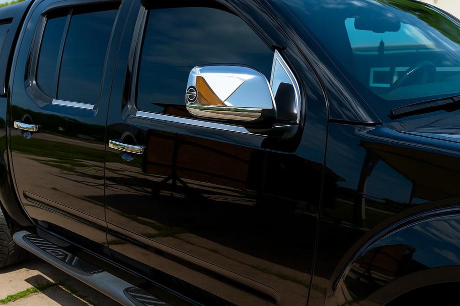 Suzuki Equator 2009- Encadrement Exterieur de Vitres Acier Inoxydable (4 pcs) Image