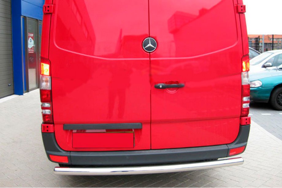 Mercedes Sprinter W906 2006–2018 Protection Arrière AK002 (Inox) Photo 1