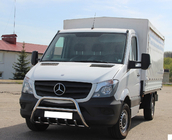 Mercedes Sprinter W906 2006–2018 Pare-buffle WT003 (Inox) 60mm, avec inscription photo 7