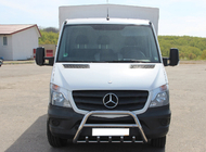 Mercedes Sprinter W906 2006–2018 Pare-buffle WT003 (Inox) 60mm, avec inscription photo 8