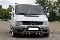 Mercedes Vito W638 1996-2003 Pare-buffle WT003/4 (Inox) sans inscription, 51mm photo 4