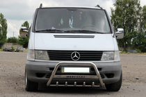 Mercedes Vito W638 1996-2003 Pare-buffle WT003/4 (Inox) sans inscription, 51mm photo 3