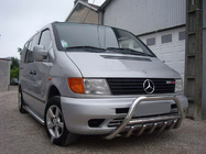 Mercedes Vito W638 1996-2003 Pare-buffle WT003/4 (Inox) sans inscription, 51mm photo 6