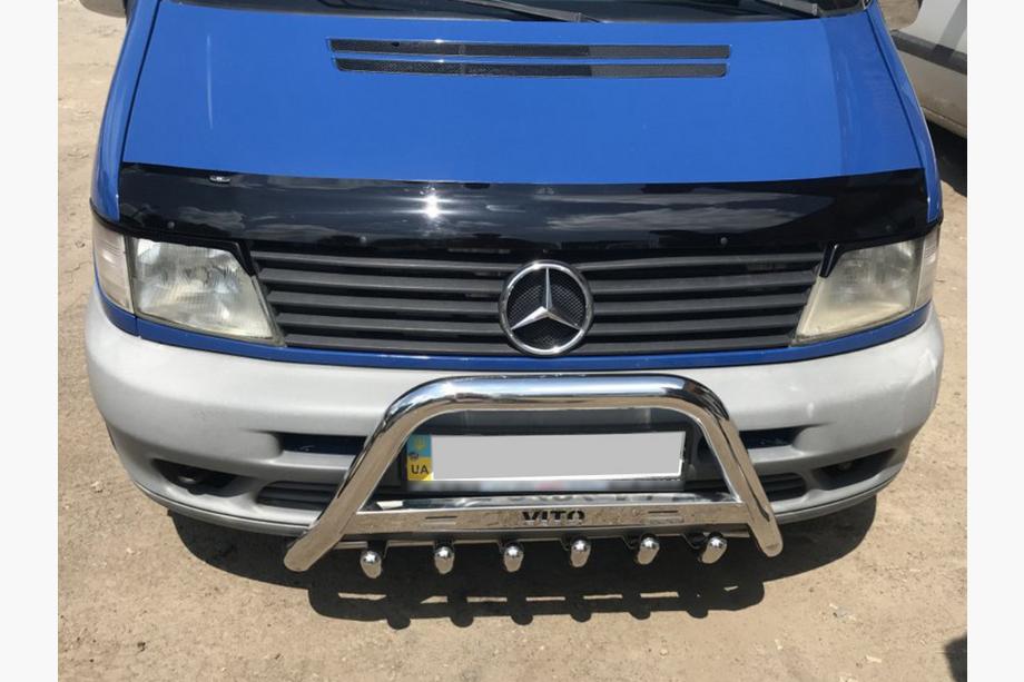 Mercedes Vito W638 1996-2003 Pare-buffle WT003/4 (Inox) sans inscription, 51mm Image