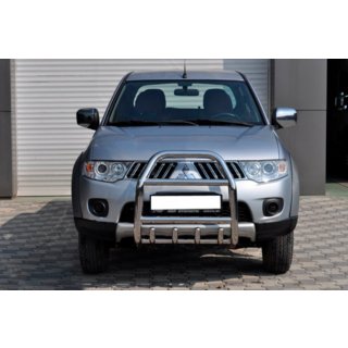 Pare-buffle QT007 (Inox) Mitsubishi L200 2006-2015 photo 3