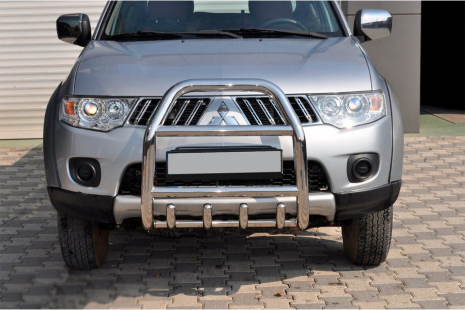 Mitsubishi L200 2006-2015 Pare-buffle QT007 (Inox) Image