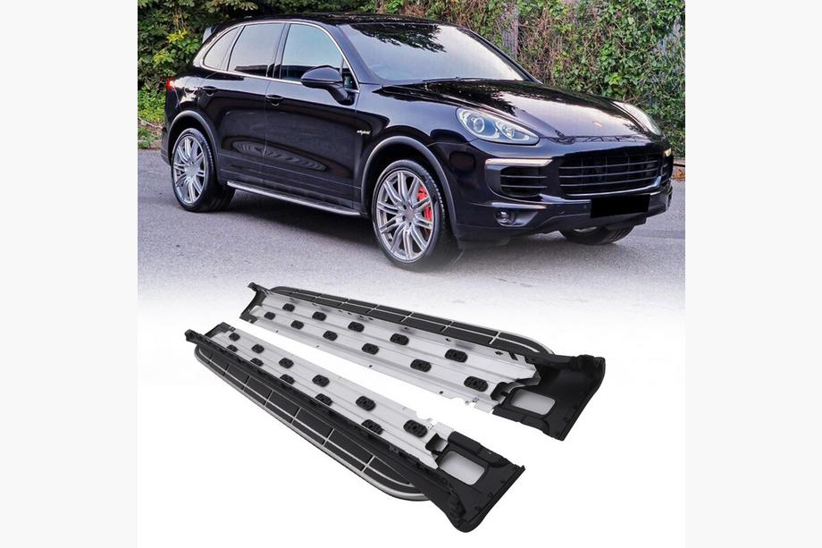 Porsche Cayenne 2010-2017 Marchepieds Latéraux OEM (2 pcs, Aluminium) Image