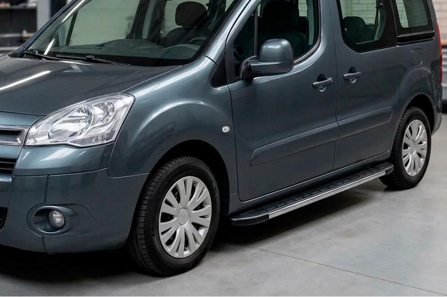 Peugeot Partner Tepee 2008-2018 Marchepieds Latéraux Duru (2 pcs, Aluminium) Image