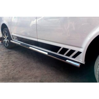 Barres Latérales (2 pcs, Inox) Volkswagen T5 Transporter 2003-2010 photo 2