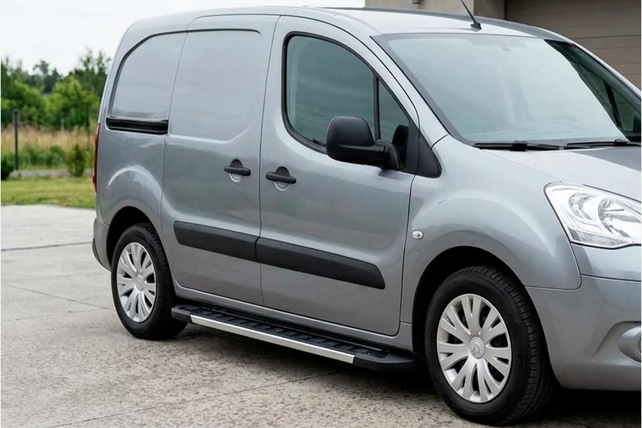 Peugeot Partner Tepee 2008-2018 Marchepieds Latéraux RedLine V1 (2 pcs, Aluminium) Image