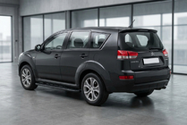 Citroen C-Crosser 2007-2013 Marchepieds Latéraux Bosphorus Black (2 pcs, Aluminium) photo 1