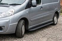 Fiat Scudo 2007-2015 Marchepieds Latéraux Bosphorus Black (2 pcs, Aluminium) photo 1