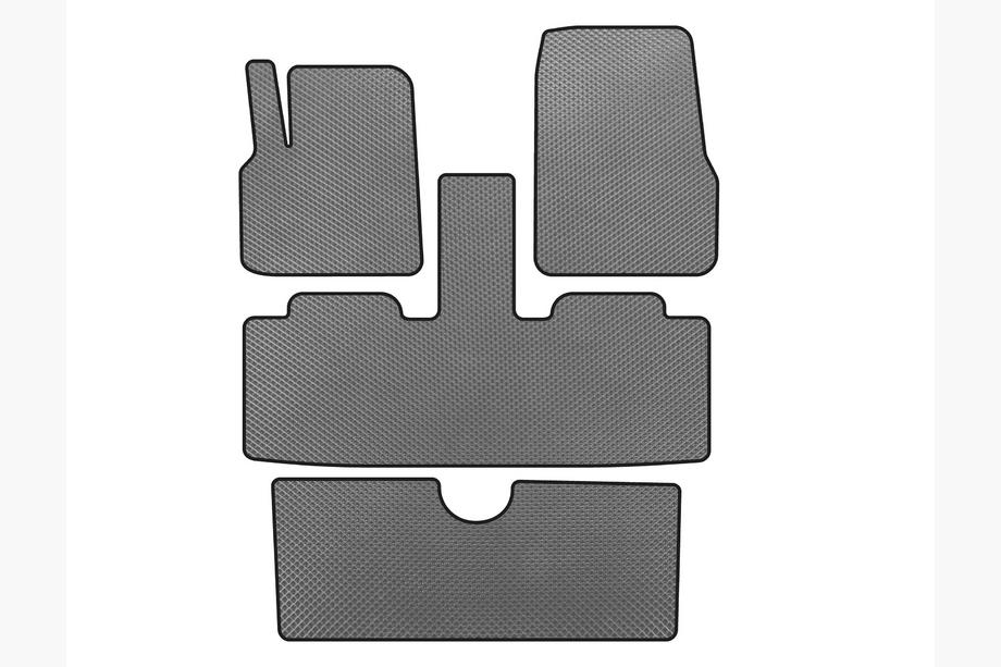 Renault Espace 2002-2014 Tapis de sol EVA (3 Rangées, 7 Places, Gris) Image