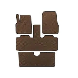 Tapis de sol EVA (3 Rangées, 7 Places, Marron)
