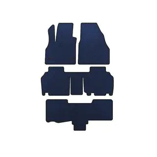 Tapis de sol EVA (3 Rangées, 5 Portes/7 Places, Bleu)
