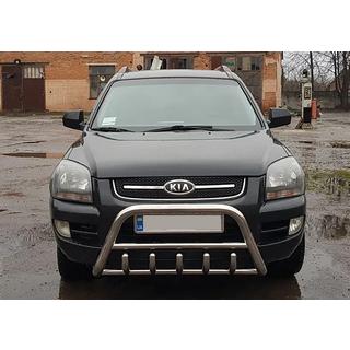 Pare-buffle WT003 (Inox) Kia Sportage 2004-2010 photo 4