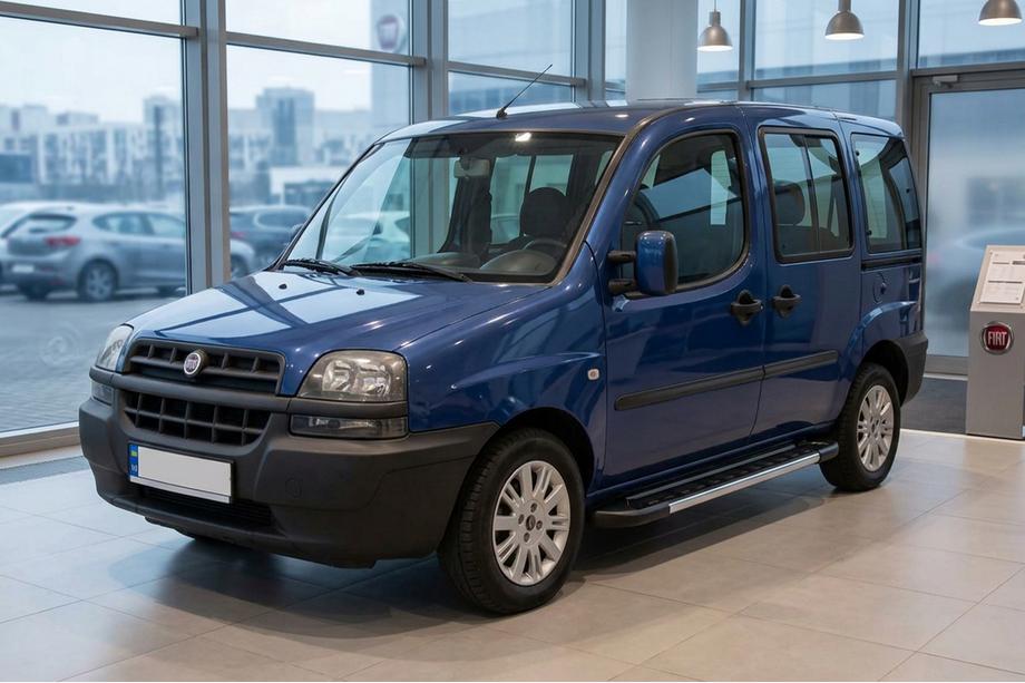 Fiat Doblo I 2001-2005 Marchepieds Latéraux RedLine V1 (2 pcs, Aluminium) Image