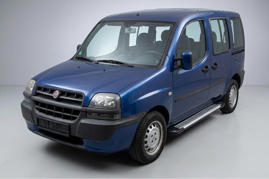 Fiat Doblo I 2001-2005 Marchepieds Latéraux Line (2 pcs, Aluminium) Image