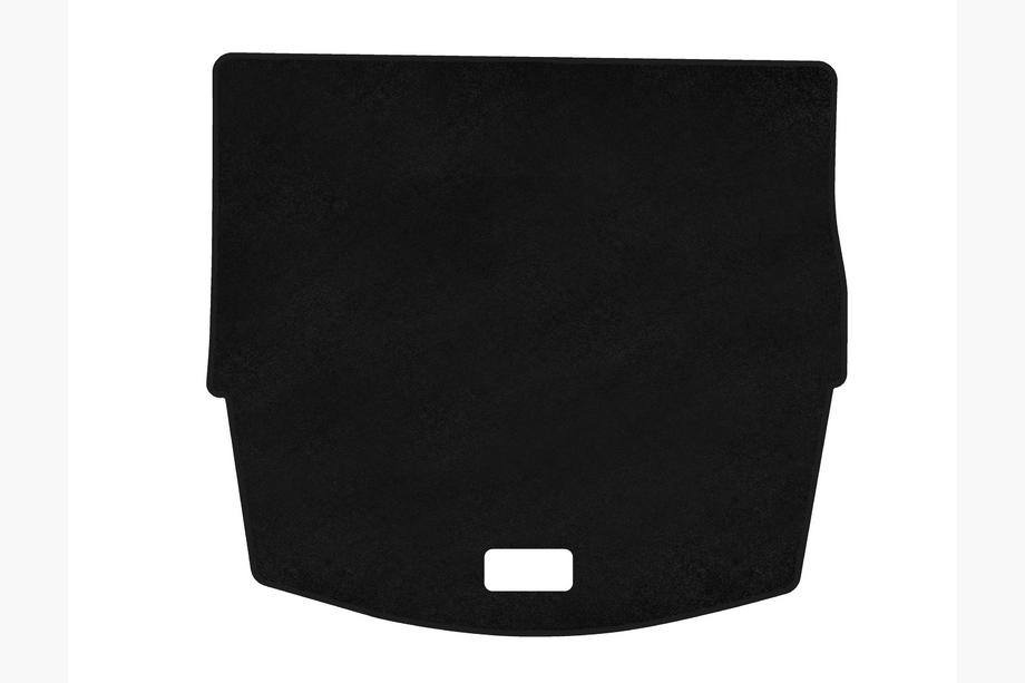Renault Scenic/Grand 2016–2025 Tapis de coffre textile Premium (supérieur, 5 places, noir, Grand) Photo 1