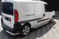 Fiat Doblo II 2010-2022 Marchepieds Latéraux Line (2 pcs, Aluminium) photo 1