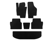 Seat Alhambra 2010- Tapis de sol EVA (3 rangées, noir) photo 1