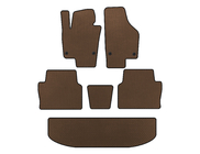 Seat Alhambra 2010- Tapis de sol EVA (3 Rangées, Marron) photo 1