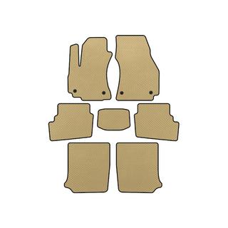 Tapis de sol EVA (3 Rangées, 2003-2005, 7 Places, Beige) Opel Zafira A 1998-2005