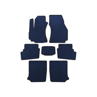 Tapis de sol EVA (3 Rangées, 2003-2005, 7 Places, Bleu) Opel Zafira A 1998-2005